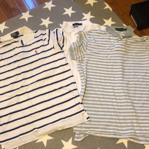 Lot of 3 men’s custom fit Ralph Lauren polos